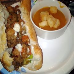 A picture of New Orleans Fried Oyster Po"boy.