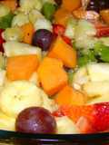 fruit salad with port wine