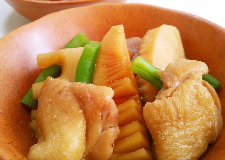 Step-by-Step Guide to Make Perfect Simmered Chicken and Bamboo Shoots