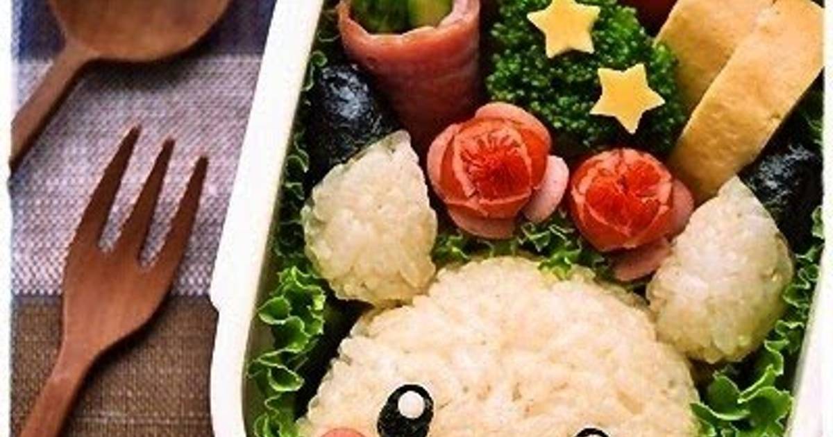 Pokemon Character Bento - Pikachu Onigiri Recipe by cookpad.japan - Cookpad