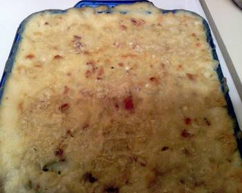 Update, Cooking Recipe Fontina Gruyere White Cheddar and Bacon Macaroni and Cheese Savory Delicious