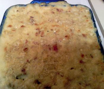 Ready to Serve Fontina Gruyere White Cheddar and Bacon Macaroni and Cheese Delicious and Healthy