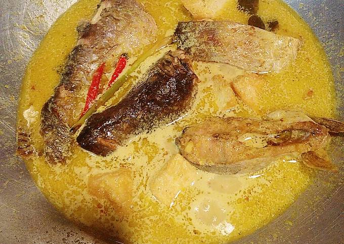 Resep Gulai ikan patin+tahu bumbu kuning yang Enak