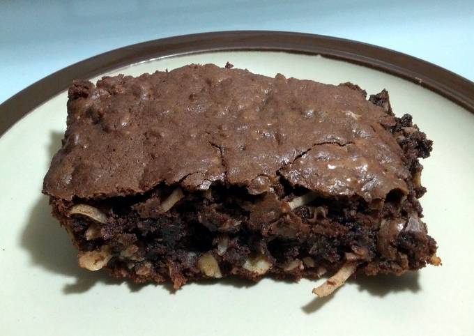 How to Prepare Quick Almond Coconut Brownies
