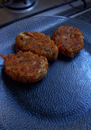 Una foto de Croquetas de zanahoria