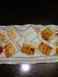 Pan-Fried Hanpen Sandwiches with Ham & Cheese