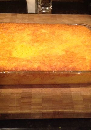 A picture of Caribbean Cornbread.