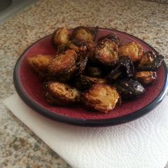 A picture of Oven Roasted Brussel Sprouts.