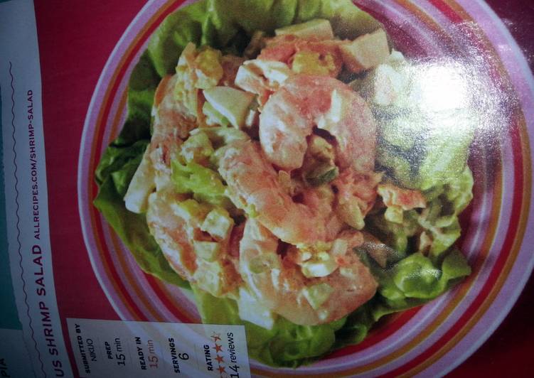 Simple Way to Make Quick shrimply delicious shrimp salad