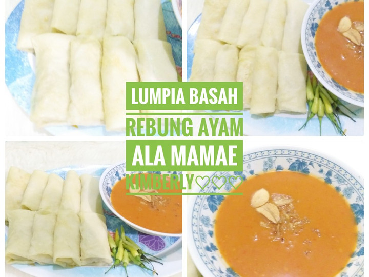 Cara Buat Lumpia Basah Rebung Ayam Ekonomis Untuk Dijual