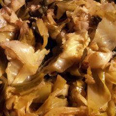 A picture of Fried Cabbage....