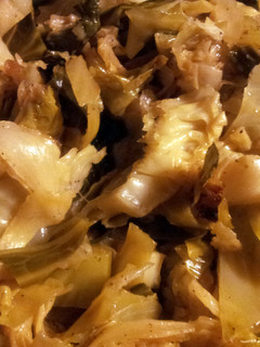 A picture of Fried Cabbage....