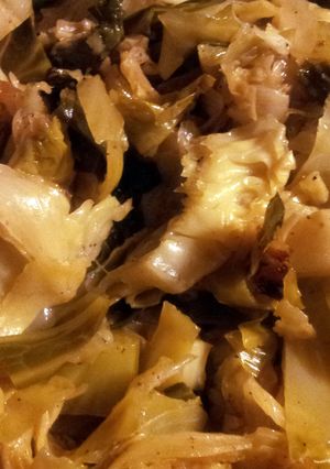 A picture of Fried Cabbage....