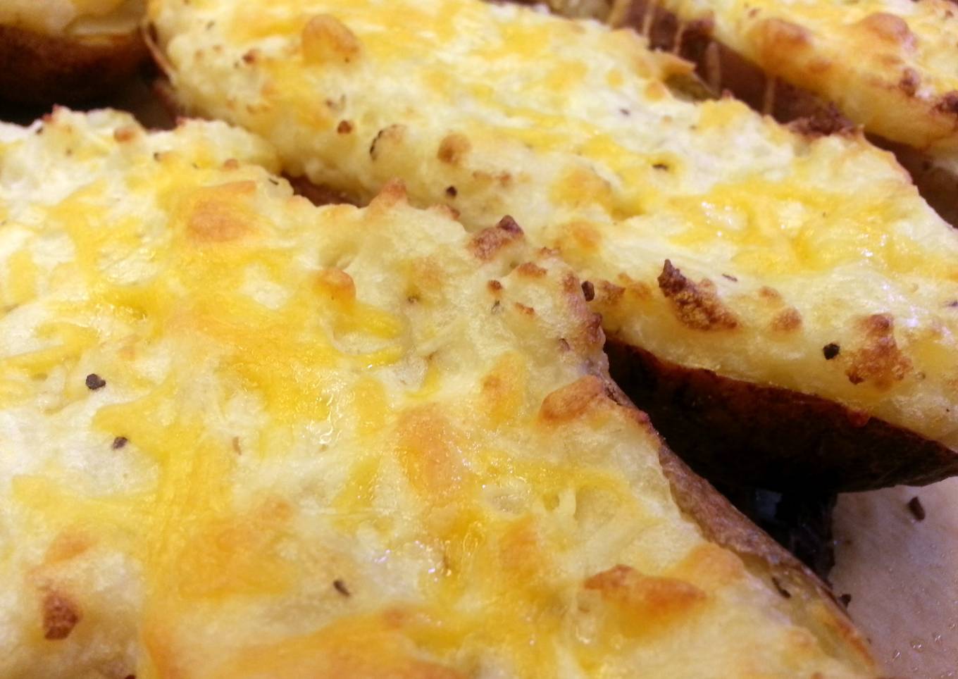 Double baked potatoes