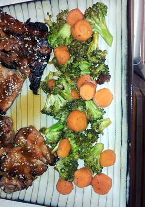 A picture of Grilled Grapefruit Ginger Chicken.