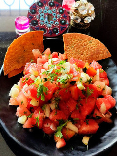 A picture of Watermelon Salsa /Salad.