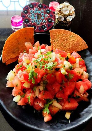 A picture of Watermelon Salsa /Salad.