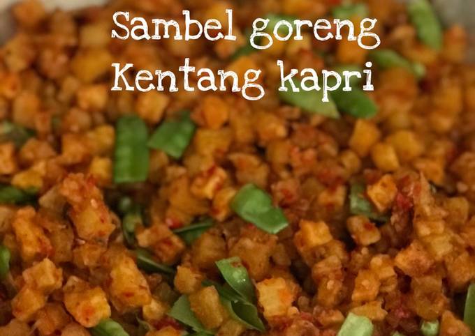 Sambel goreng kentang kapri