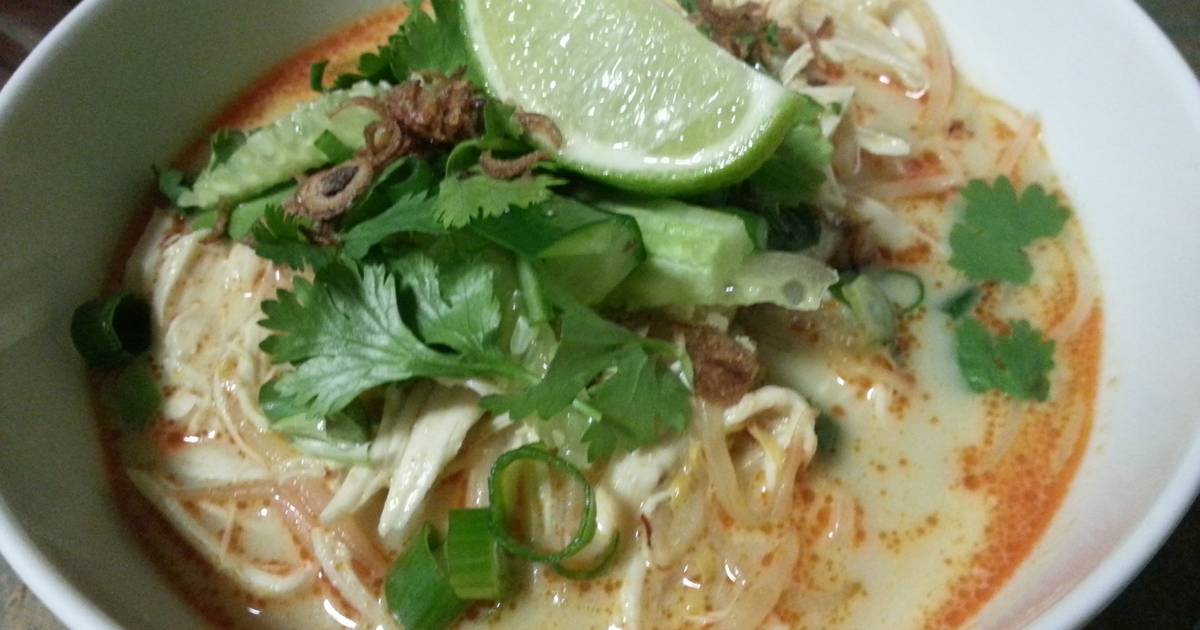 Chicken Laksa Recipe by Melissa Cookpad