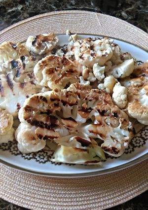 A picture of Grilled Cauliflower Steaks.