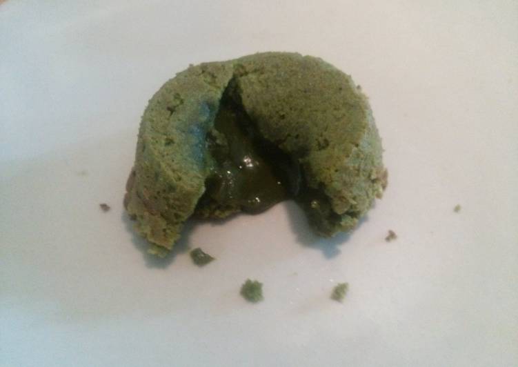 Steps to Prepare Super Quick Homemade Green tea lava cake