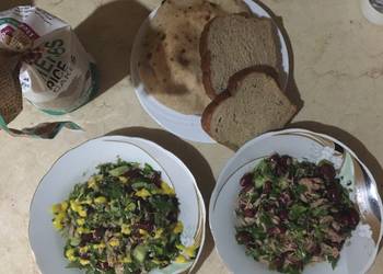 New Recipe Dark beans tuna salad Delicious Steady