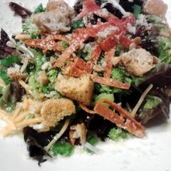 A picture of Rocco's Almost Everythings in it Looseleaf Salad.