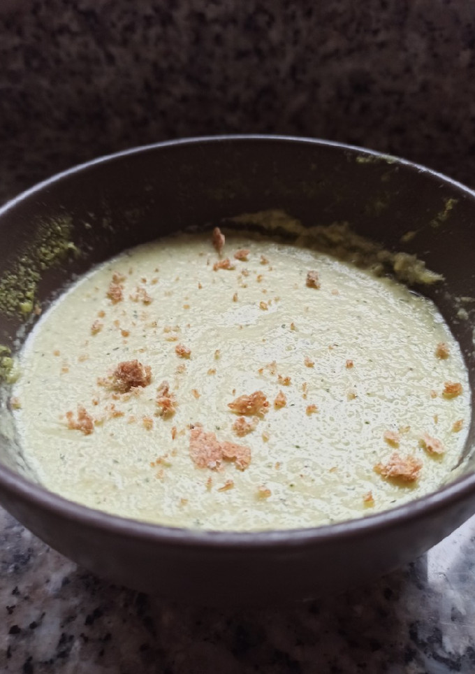 Una foto de Crema de Calabacín Mambo