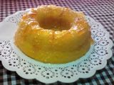 Torta de maíz y coco a la naranja