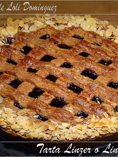 Una foto de Tarta Linzer o Linzer Torte