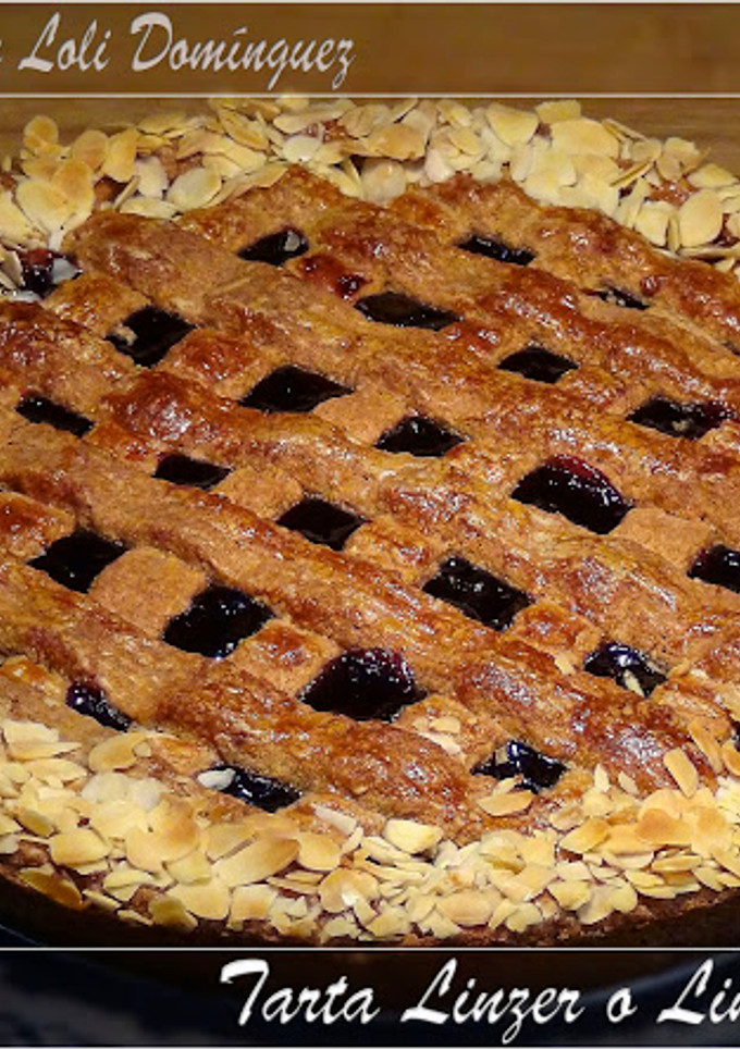 Una foto de Tarta Linzer o Linzer Torte