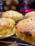 Batata Feta and Bacon Biscuits