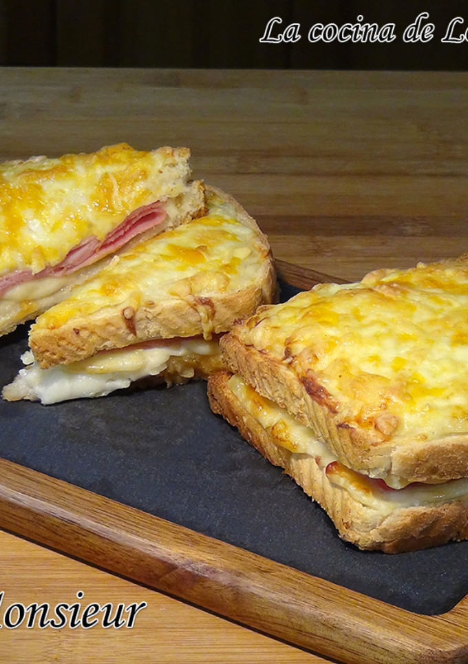Una foto de Croque Monsieur (Delicioso sándwich cremoso y extra crujiente)