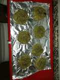 Hamburguesas de brócoli, cebolla y queso