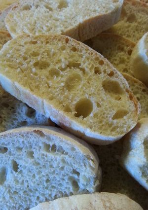 A picture of Homemade Ciabatta Bread.