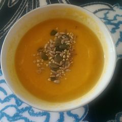 A picture of Carrot soup.