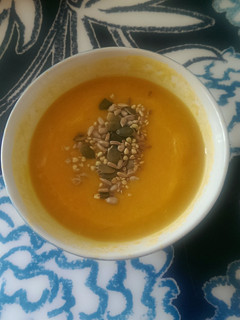 A picture of Carrot soup.
