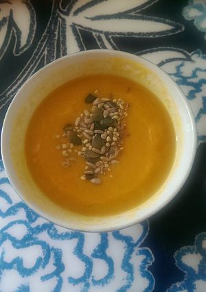 A picture of Carrot soup.
