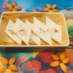 A picture of Almond burfi.