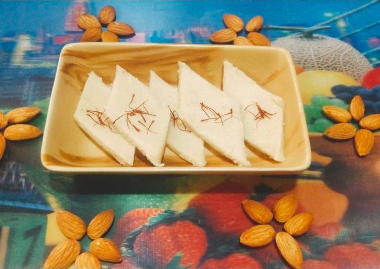 Simple Way to Prepare Award-winning Almond burfi