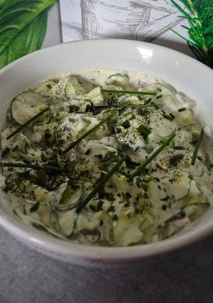 Une photo de Concombre à la crème