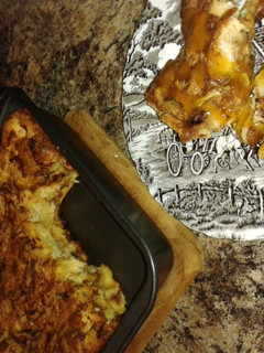 A picture of Momma's Bread Pudding.