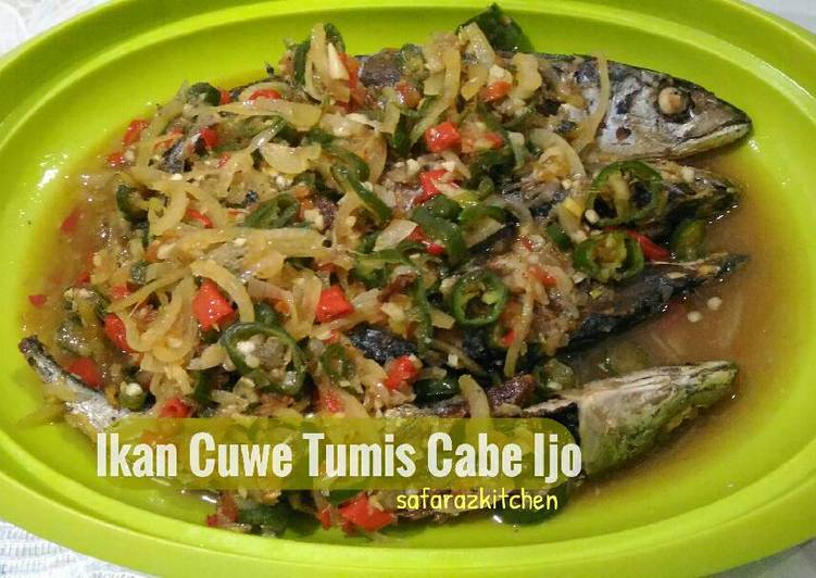 Resep Ikan Cuwe Tumis Cabe Ijo ~Gurih, nikmat, pedas ...