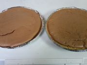 A picture of chocolate choco chips cake