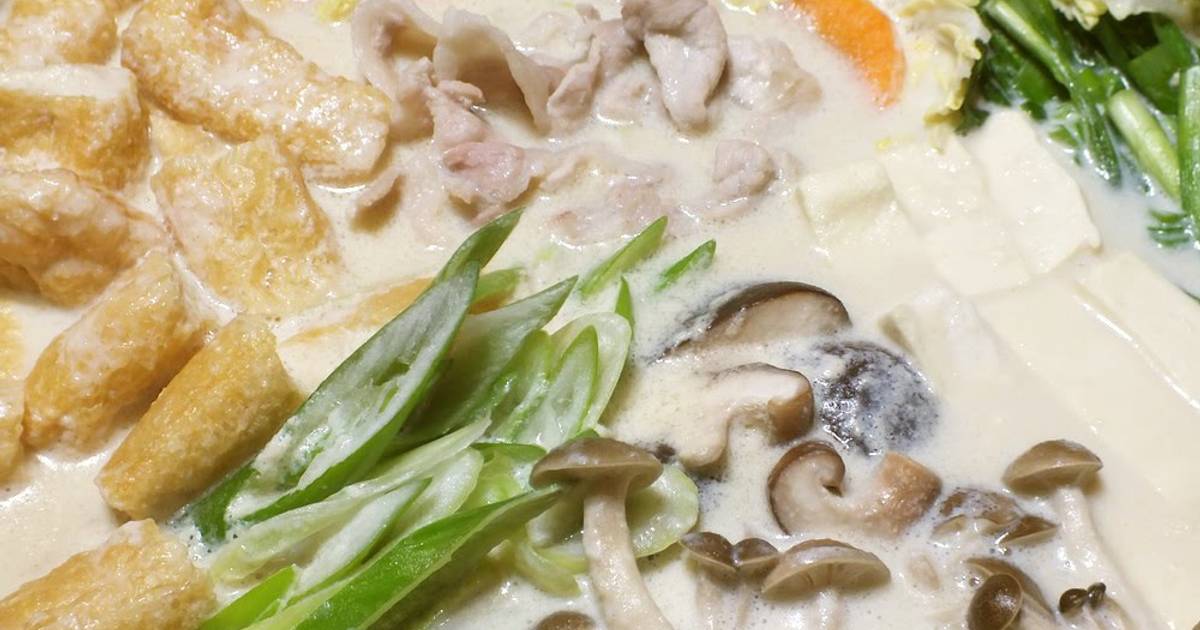 Sesame and Soy Milk Hot Pot Recipe by cookpad.japan Cookpad