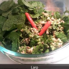A picture of Lao Style Spicy Shrimp Ceviche (Laarp).