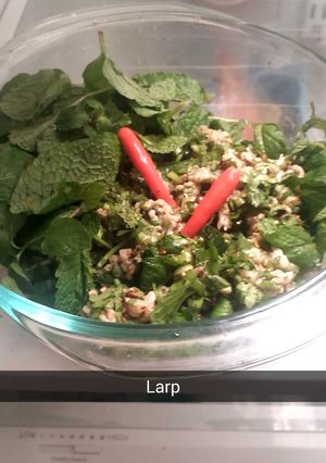 A picture of Lao Style Spicy Shrimp Ceviche (Laarp).