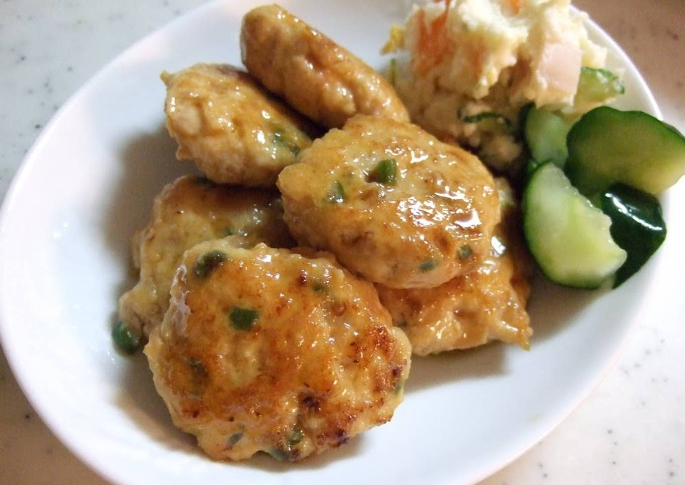 Light and Fluffy Tofu Tsukune Patties