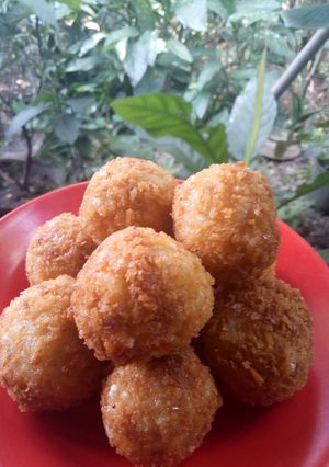 Foto resep Bola-bola nasi simple