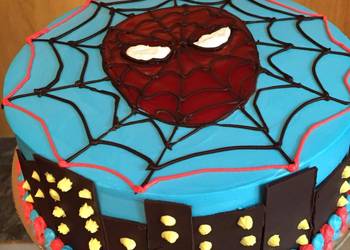 The New Way Making Recipe Spider man cake Very Delicious
